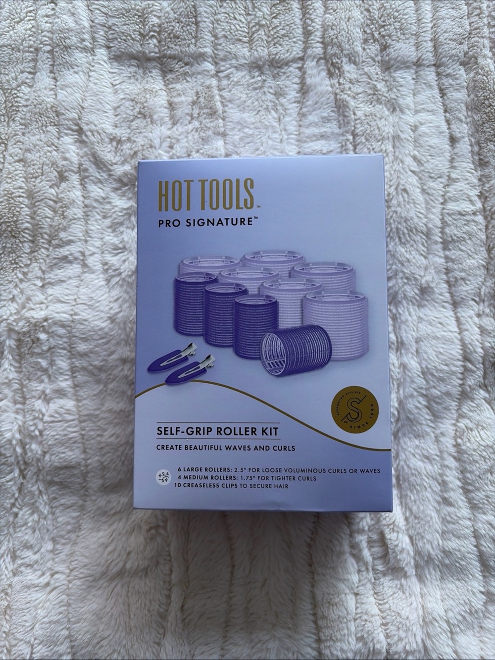 Hot Tools Self-Grip Roller Kit 6 large rollers, 4 medium rollers, 10 clips New